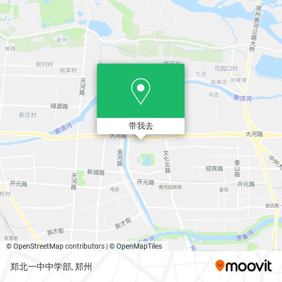 郑北一中中学部地图
