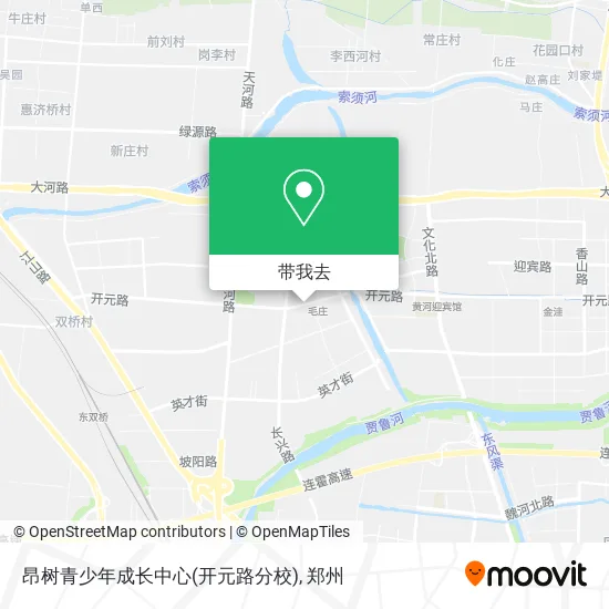 昂树青少年成长中心(开元路分校)地图