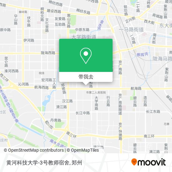 黄河科技大学-3号教师宿舍地图