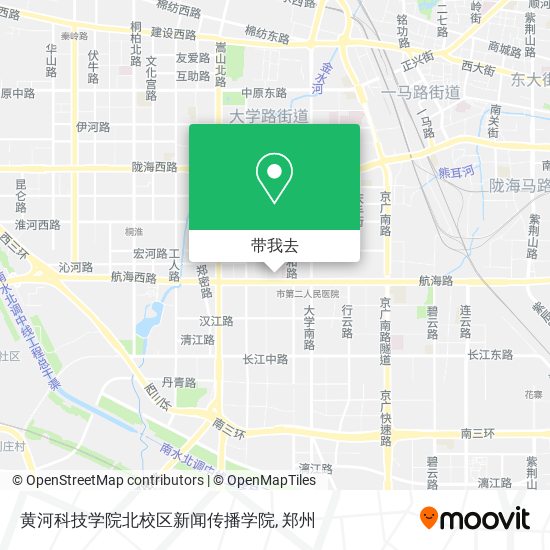 黄河科技学院北校区新闻传播学院地图