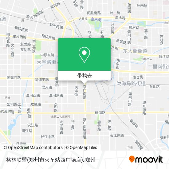 格林联盟(郑州市火车站西广场店)地图