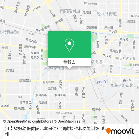 河南省妇幼保健院儿童保健科预防接种和功能训练地图