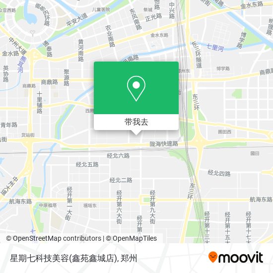 星期七科技美容(鑫苑鑫城店)地图