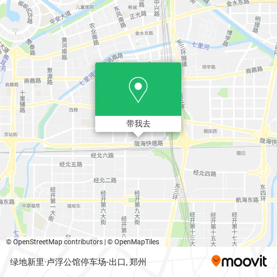 绿地新里·卢浮公馆停车场-出口地图
