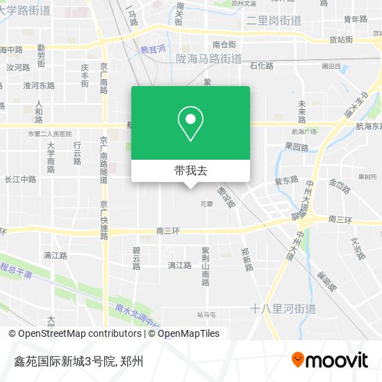 鑫苑国际新城3号院地图