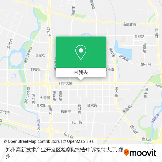 郑州高新技术产业开发区检察院控告申诉接待大厅地图