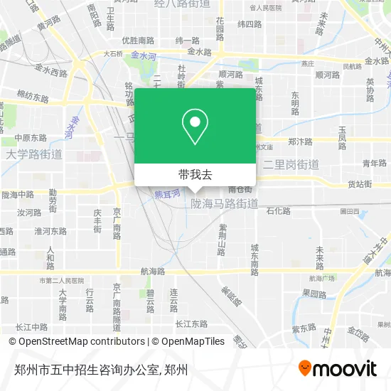 郑州市五中招生咨询办公室地图