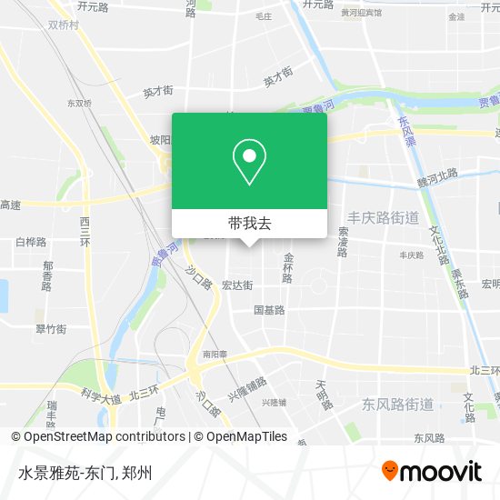 水景雅苑-东门地图