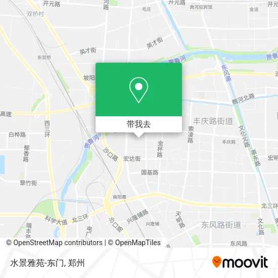 水景雅苑-东门地图