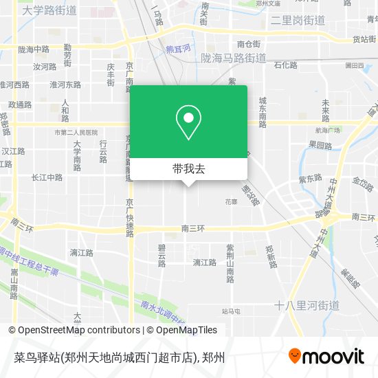 菜鸟驿站(郑州天地尚城西门超市店)地图