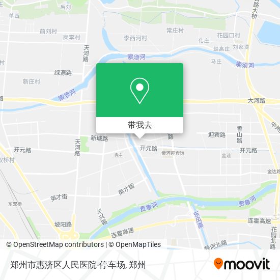 郑州市惠济区人民医院-停车场地图
