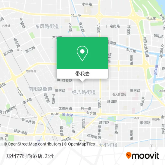 郑州77时尚酒店地图