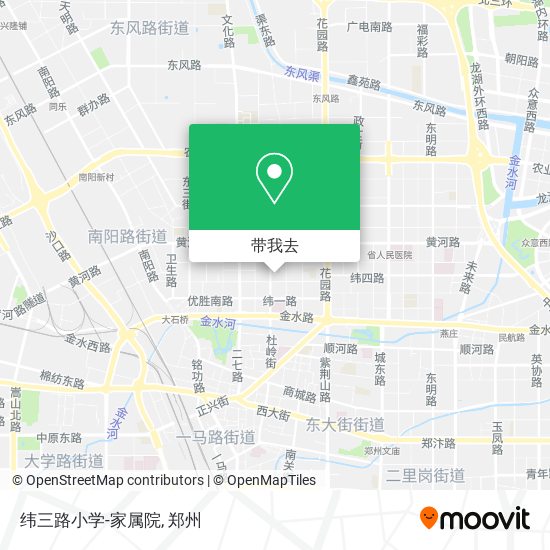 纬三路小学-家属院地图