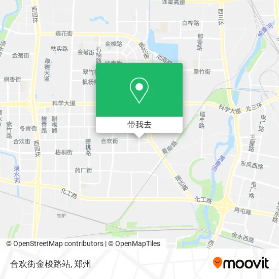 合欢街金梭路站地图