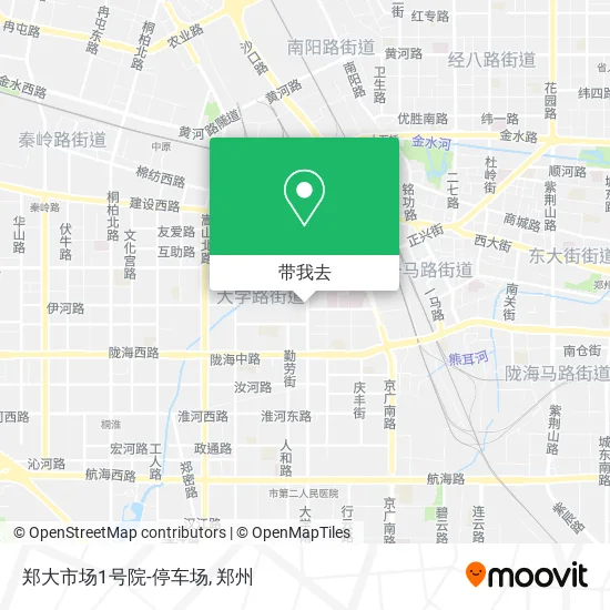 郑大市场1号院-停车场地图