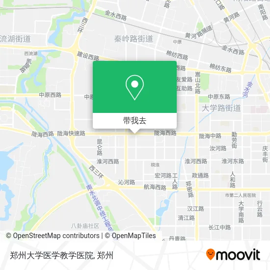 郑州大学医学教学医院地图