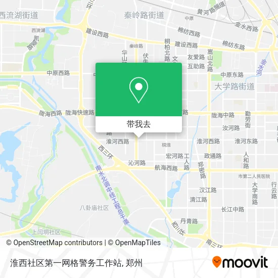淮西社区第一网格警务工作站地图