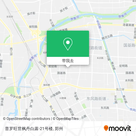 普罗旺世枫丹白露-21号楼地图