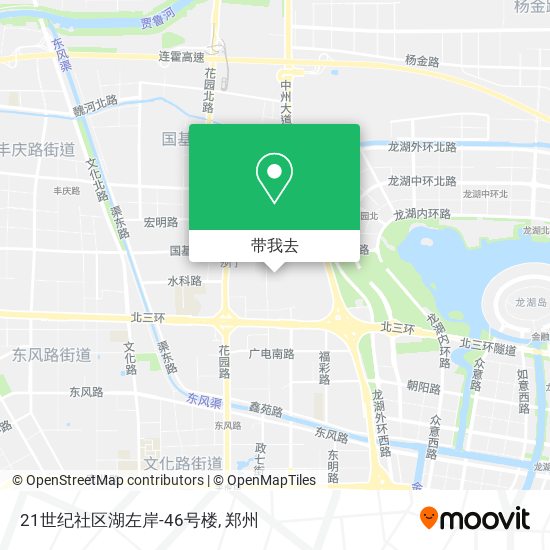 21世纪社区湖左岸-46号楼地图