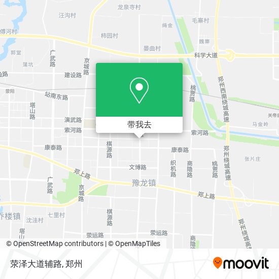 荥泽大道辅路地图