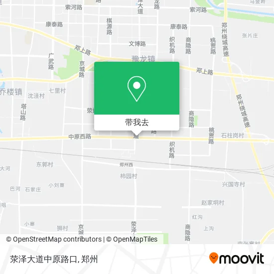 荥泽大道中原路口地图