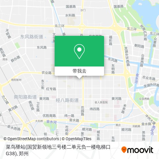 菜鸟驿站(国贸新领地三号楼二单元负一楼电梯口G38)地图