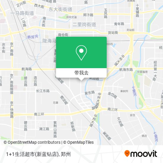 1+1生活超市(新蓝钻店)地图