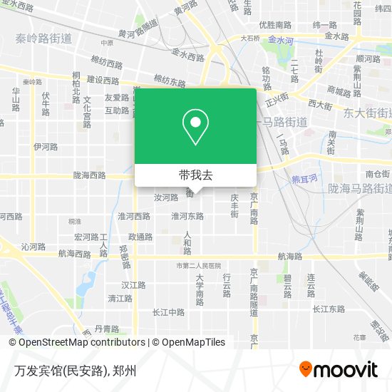 万发宾馆(民安路)地图