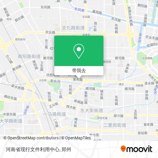 河南省现行文件利用中心地图