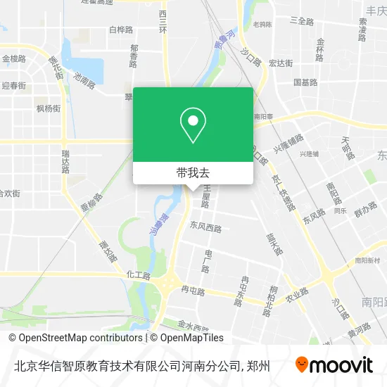 北京华信智原教育技术有限公司河南分公司地图
