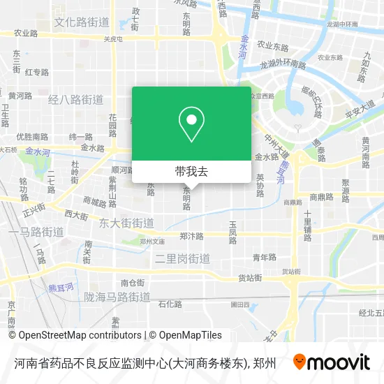 河南省药品不良反应监测中心(大河商务楼东)地图