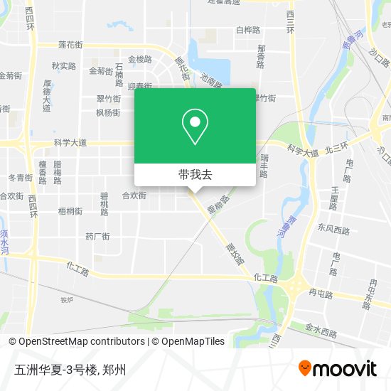 五洲华夏-3号楼地图