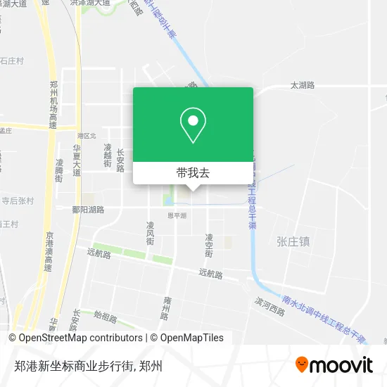 郑港新坐标商业步行街地图