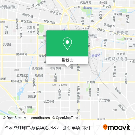金泰成灯饰广场(福华苑小区西北)-停车场地图