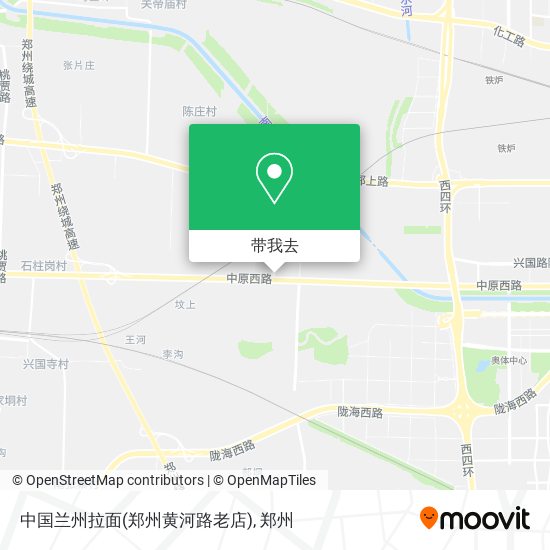 中国兰州拉面(郑州黄河路老店)地图