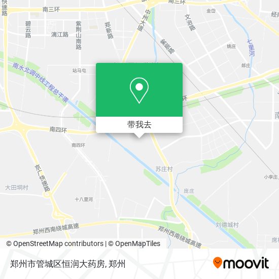 郑州市管城区恒润大药房地图