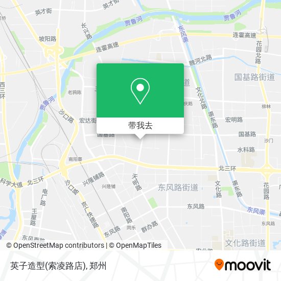 英子造型(索凌路店)地图