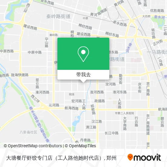 大塘餐厅虾饺专门店（工人路他她时代店）地图