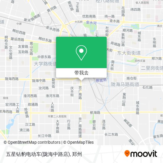 五星钻豹电动车(陇海中路店)地图