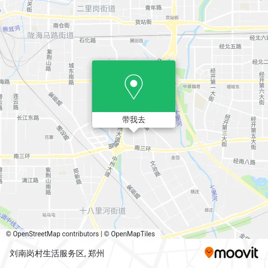 刘南岗村生活服务区地图