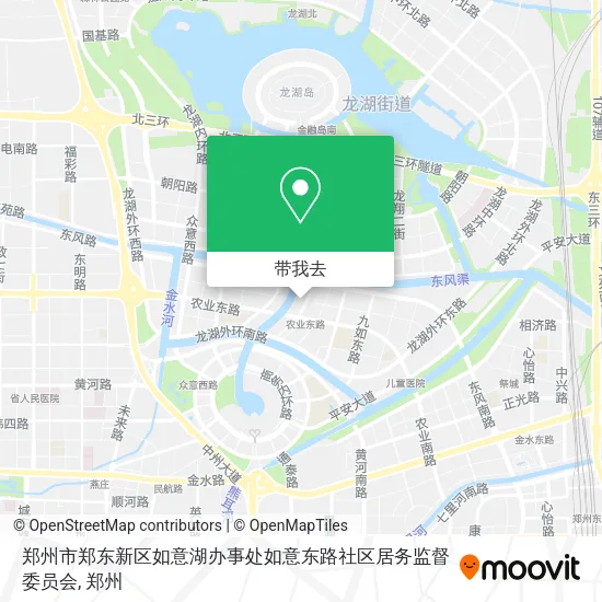 郑州市郑东新区如意湖办事处如意东路社区居务监督委员会地图