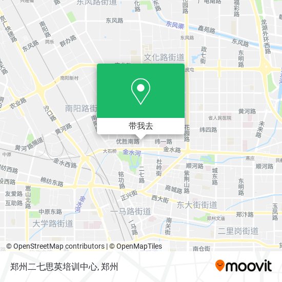 郑州二七思英培训中心地图