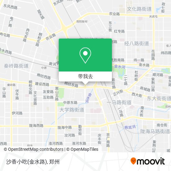 沙香小吃(金水路)地图