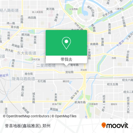 誉喜地板(鑫福雅居)地图