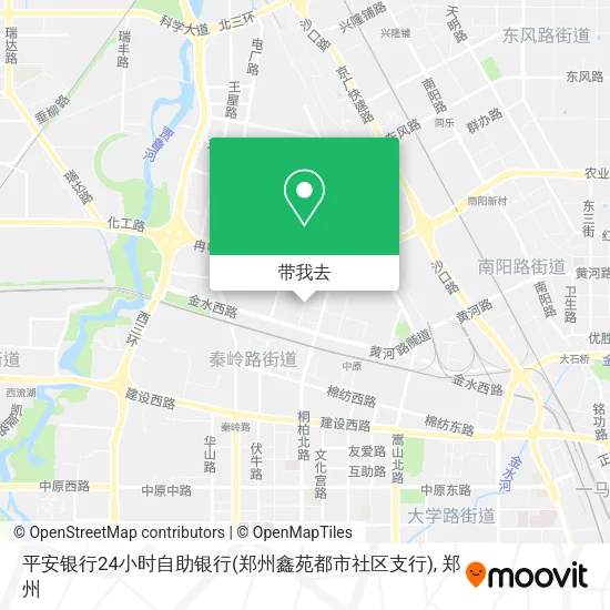 平安银行24小时自助银行(郑州鑫苑都市社区支行)地图