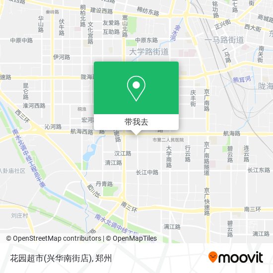 花园超市(兴华南街店)地图