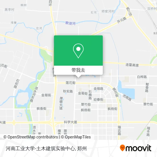 河南工业大学-土木建筑实验中心地图