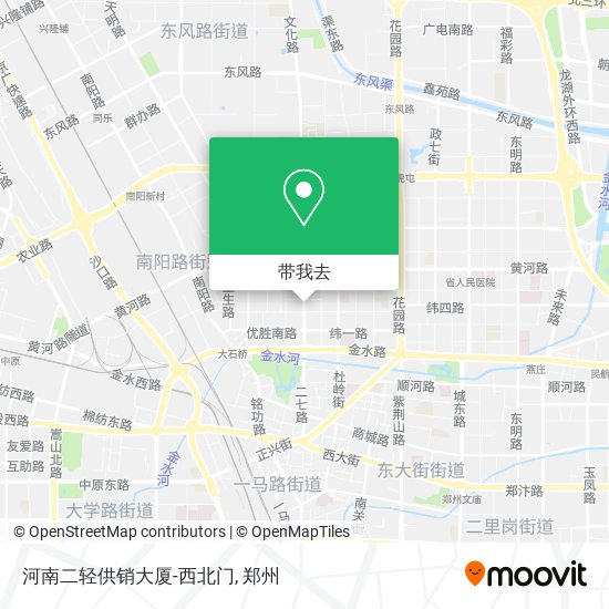 河南二轻供销大厦-西北门地图