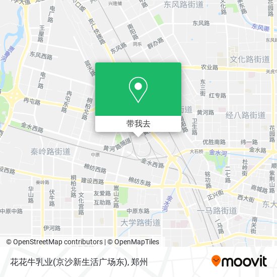 花花牛乳业(京沙新生活广场东)地图