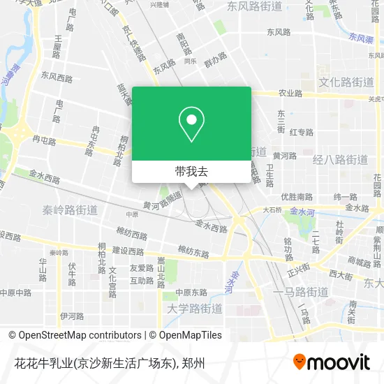 花花牛乳业(京沙新生活广场东)地图